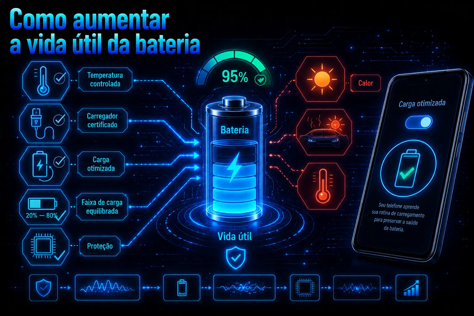 Como aumentar a vida útil da bateria